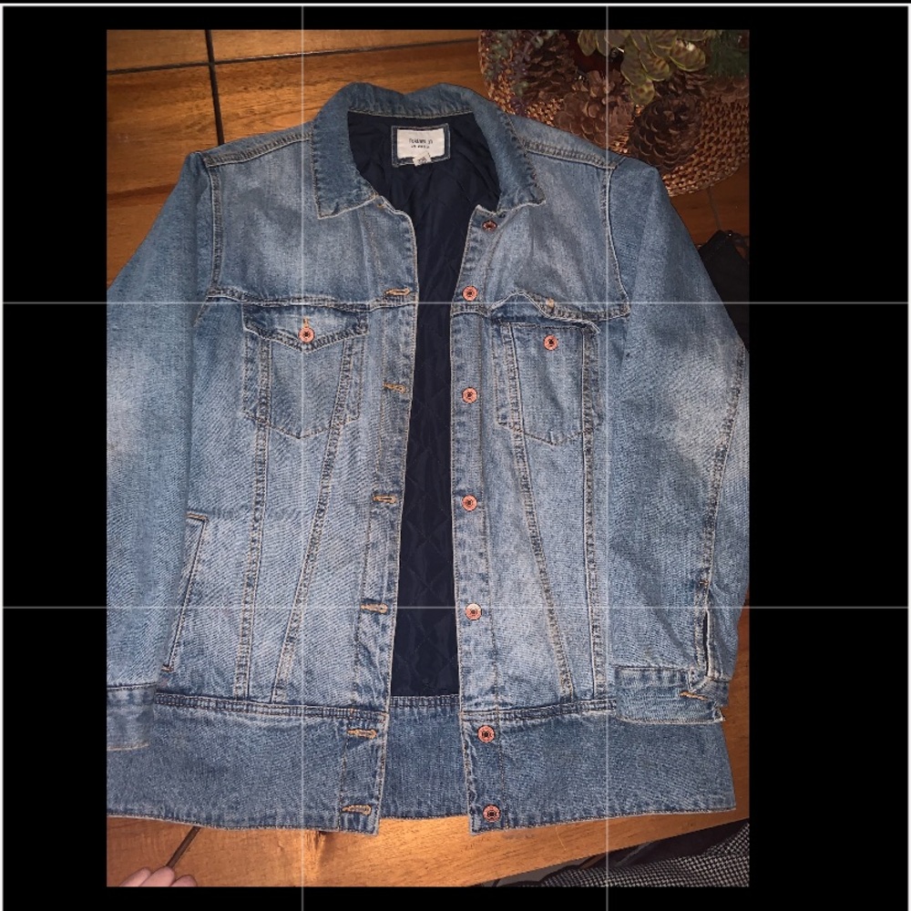 A long jean jacket